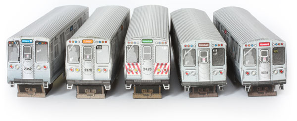 Elevated train models